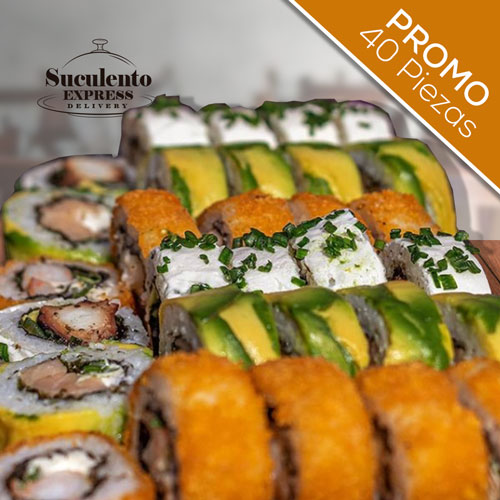Suculento Promo Sushi Roll 40 piezas